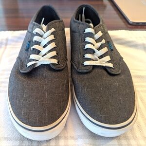 Vans Grey lace up boat shoes worn twice